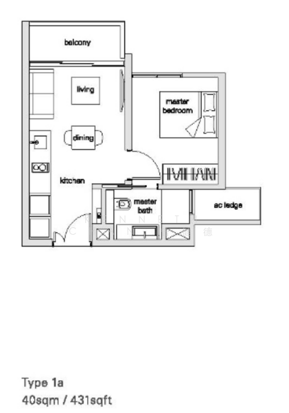 The Panorama, Ang Mo Kio Avenue 2, 1 Bedroom, 431 sqft, Condominium For Rent, by Kenneth Chan 曾健德, 500099725 - PropertyGuru.com.sg
