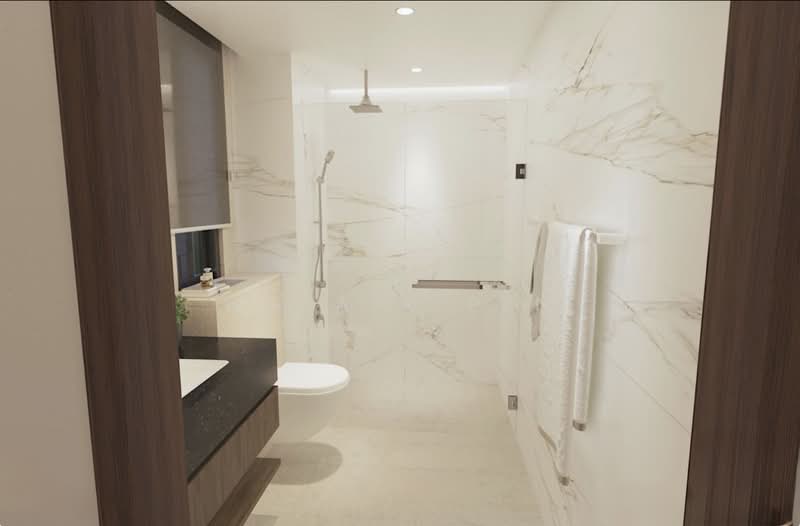 C.H.E.A.P! Move-In Ready Brand New Freehold in East Apartment For Sale at S$ 3,282,500 | PropertyGuru Singapore - Bathroom