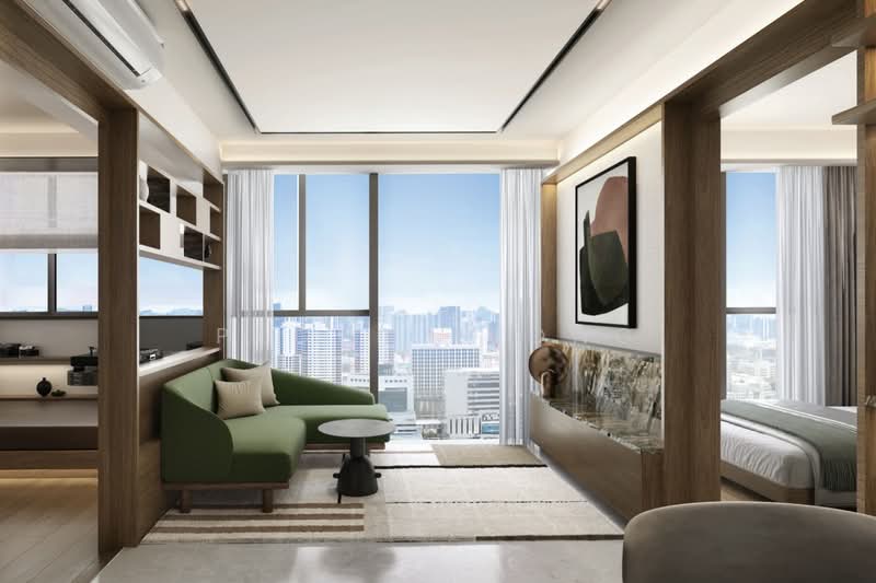 Aurea Condominium For Sale at S$ 1,782,900 | PropertyGuru Singapore - Living Room