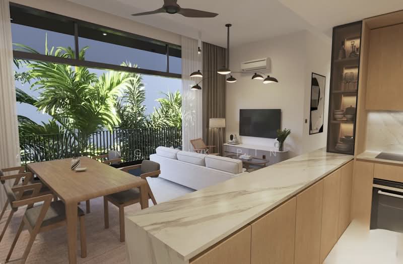 Wow! C.H.E.A.P! Move-In Ready Brand New Freehold Apartment For Sale at S$ 2,690,000 | PropertyGuru Singapore - Living Room