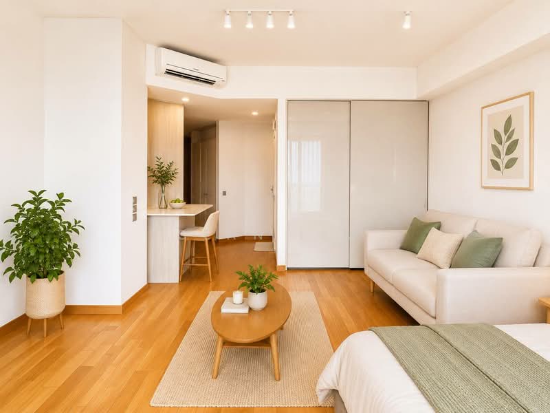 DUO Residences, 1 Fraser Street, Studio, 527 sqft, Apartment For Sale, by Sean Lim, 500099855 - Living Room - PropertyGuru.com.sg