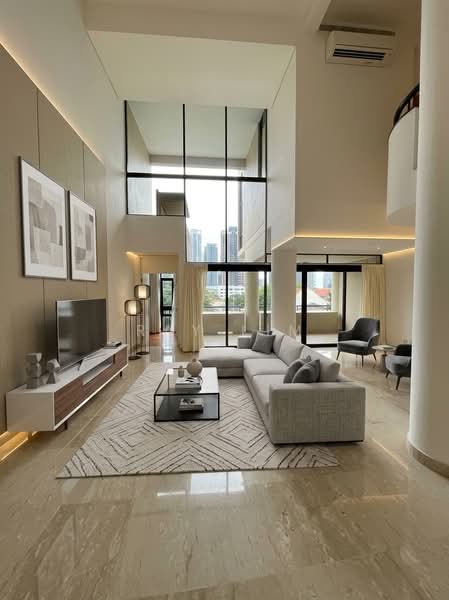 The Colonnade, 82 Grange Road, 3 Bedrooms, 3,993 sqft, Condominium For Rent, by Ray Lim, 500099906 - Living Room - PropertyGuru.com.sg