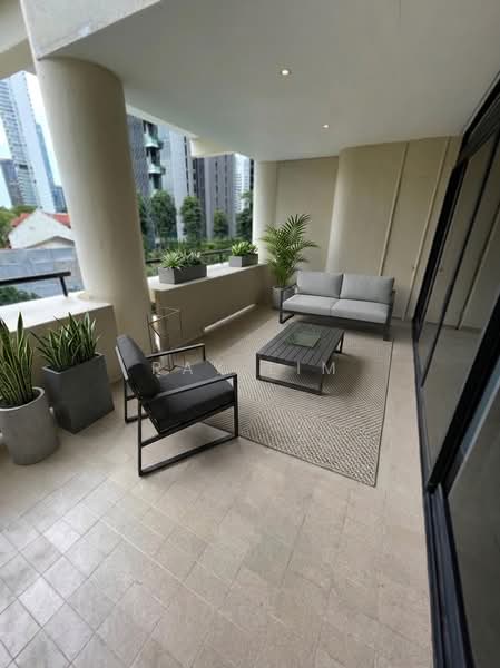 The Colonnade, 82 Grange Road, 3 Bedrooms, 3,993 sqft, Condominium For Rent, by Ray Lim, 500099906 - Balcony - PropertyGuru.com.sg