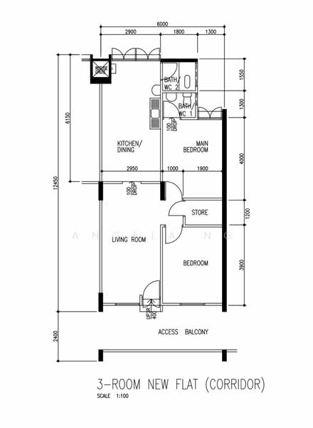 542 Ang Mo Kio Avenue 10 HDB Flat For Sale at S$ 419,000 | PropertyGuru Singapore