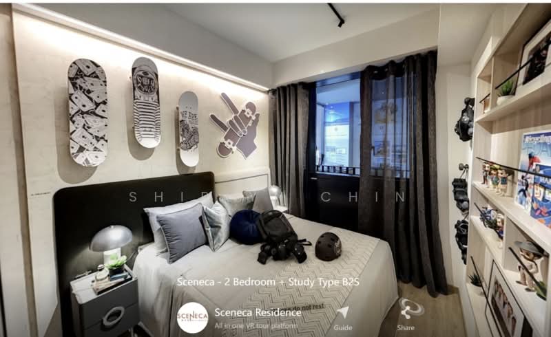Sceneca Residence Condominium For Sale at S$ 1,688,000 | PropertyGuru Singapore - Bedroom