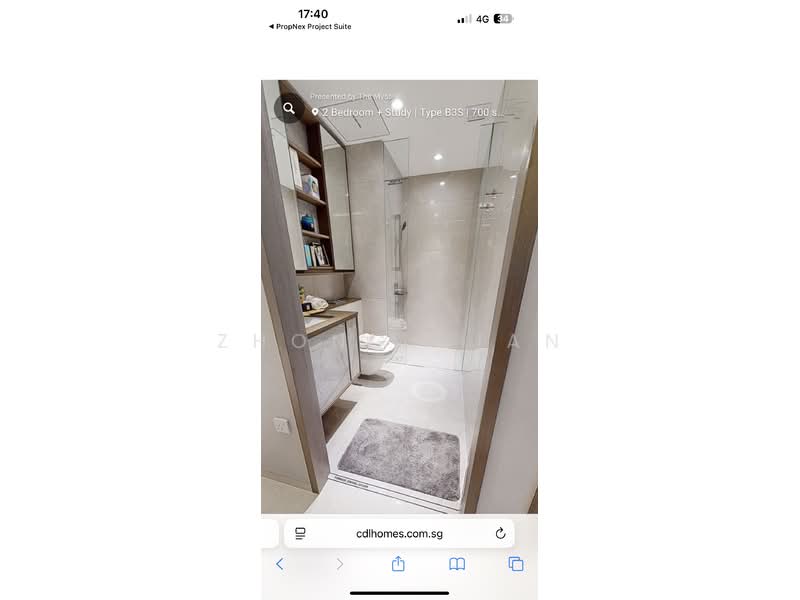 The Myst Condominium For Sale at S$ 1,588,000 | PropertyGuru Singapore - Bathroom