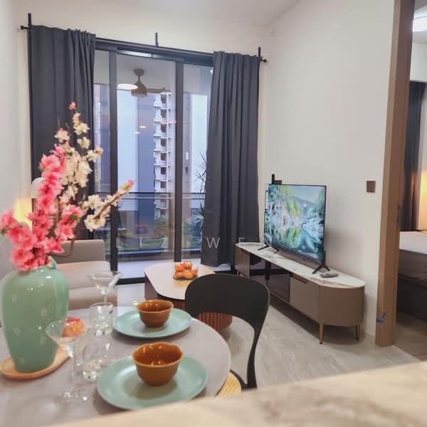 Leedon Green, 32 Leedon Heights, 1 Bedroom, 538 sqft, Condominium For Rent, by Liz Weng, 500100048 - Living Room - PropertyGuru.com.sg