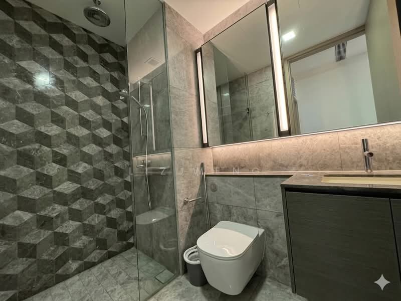 Leedon Green, 32 Leedon Heights, 1 Bedroom, 538 sqft, Condominium For Rent, by Liz Weng, 500100048 - Bathroom - PropertyGuru.com.sg