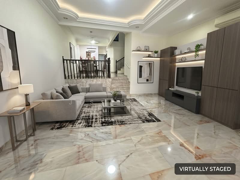 Lowland Road Terraced House For Sale at S$ 5,580,000 | PropertyGuru Singapore - Living Room