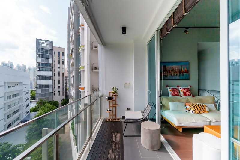 The Inspira, 11 Arnasalam Chetty Road, 2 Bedrooms, 936 sqft, Condominium For Sale, by Tanto Soh, 500100065 - Balcony - PropertyGuru.com.sg
