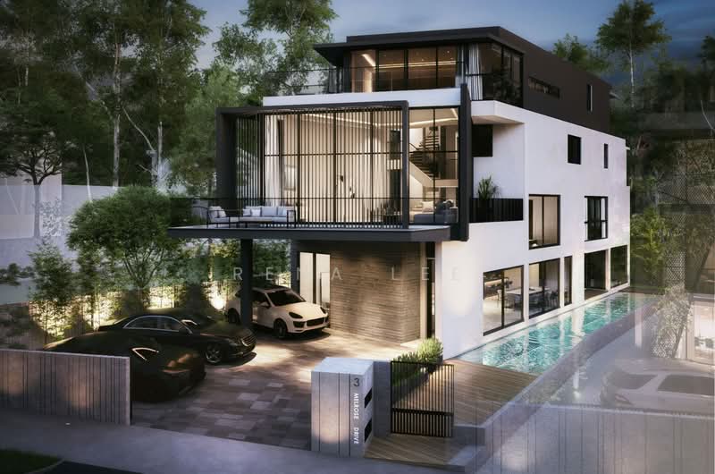 Exclusive Collection Brand New Luxurious Bungalow @ Melrose Bungalow House For Sale at S$ 12,900,000 | PropertyGuru Singapore - Exterior