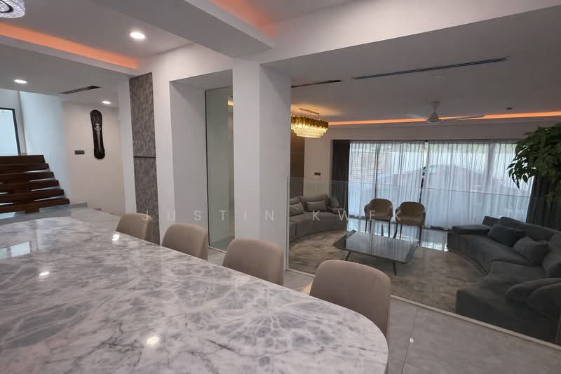 R E BU I L T Saraca bungalow with lift Bungalow House For Sale at S$ 12,000,000 | PropertyGuru Singapore - Living Room