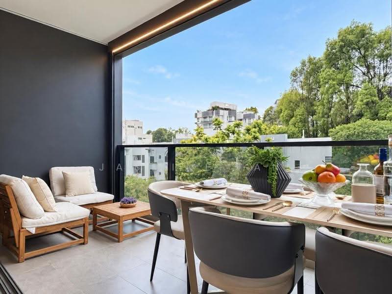 Hyll on Holland, 95 Holland Road, Tanglin / Holland / Bukit Timah, 3 Bedrooms, 1,055 sqft, Condominium For Sale, by Jasmine Tan, 500100136 - Balcony - PropertyGuru.com.sg