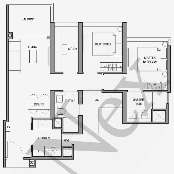 Parc Botannia Condominium For Sale at S$ 1,290,000 | PropertyGuru Singapore
