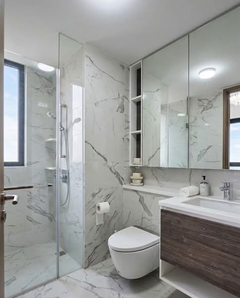 Parc Botannia Condominium For Sale at S$ 1,290,000 | PropertyGuru Singapore - Bathroom