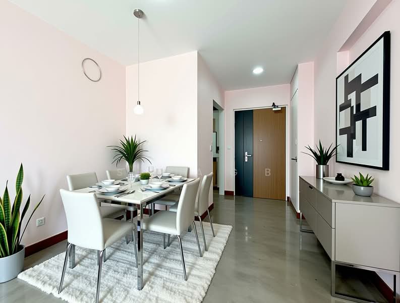 8A Upper Boon Keng Road HDB Flat For Sale at S$ 838,000 | PropertyGuru Singapore - AI Impression of Dining Area