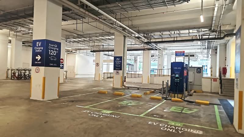 ⭐️ Good image Commercial Bldg with Huge Spaces, High Spec, Amenities. City fringe nr MRT Food Mall, Alexandra | Telok Blangah | Pasir Panjang, 10,279 sqft, Other Retail For Rent, by Clara Heng, 500100218 - Car Park with EV Charging - CommercialGuru.com.sg