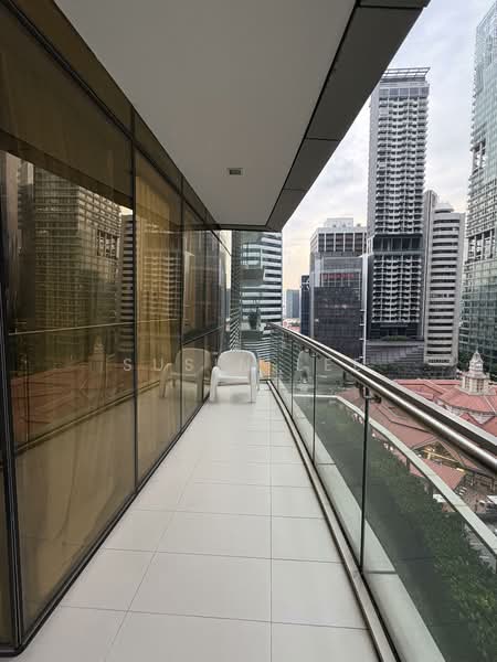 One Shenton Condominium For Sale at S$ 3,300,000 | PropertyGuru Singapore - Balcony