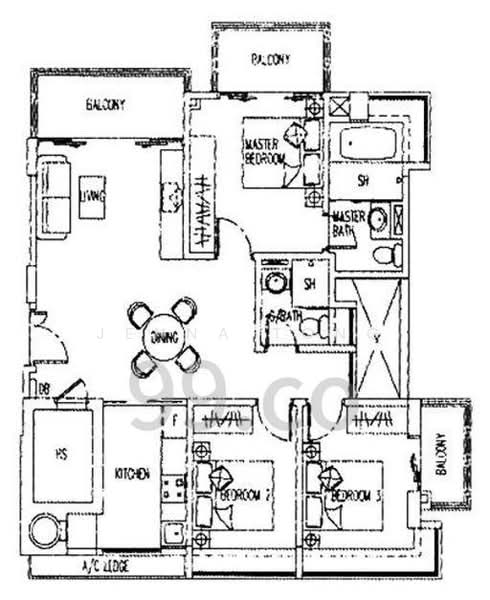 Sunshine Grandeur Apartment For Sale at S$ 1,670,000 | PropertyGuru Singapore