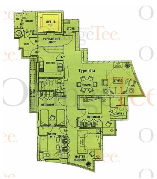 Cuscaden Residences, 28 Cuscaden Road, 3 Bedrooms, 1,453 sqft, Condominium For Sale, by Chen Kwee Fong, 500100305 - PropertyGuru.com.sg