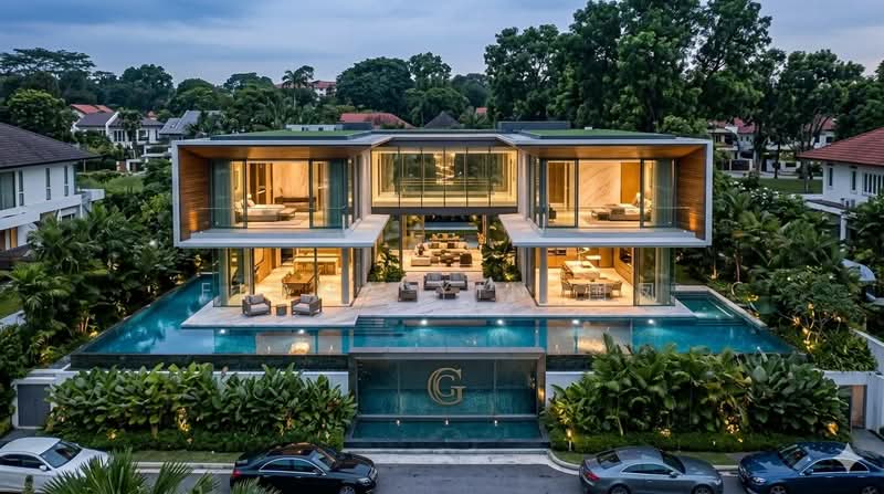⭐️GCBA⭐️Hilltop⭐️ONLY $2,0XX PSF NEG⭐️Fiona 国凤 8218☎️5108, Caldecott Close, Olive Road, Andrew Road, John Road, 4 Bedrooms, 3,800 sqft, Bungalow House For Sale, by Fiona Yin 国凤, 500100382 - Exterior - PropertyGuru.com.sg