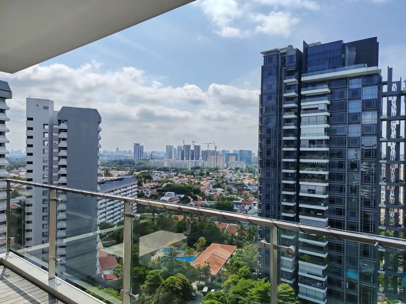 The Trizon, 8 Ridgewood Close, 3 Bedrooms, 1,550 sqft, Condominium For Rent, by Zoe Tian, 500100414 - Balcony - PropertyGuru.com.sg