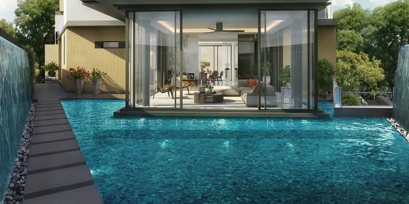 Villas @ Greenbank Park, 50 Greenbank Park, 6 Bedrooms, 5,436 sqft, Semi-Detached House For Sale, by Jessica Ong, 500100425 - Living Room - PropertyGuru.com.sg