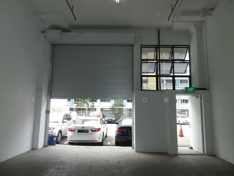GROUND FLOOR Unit At Shunli Industrial Complex, 705 Sims Dr, Singapore 387384, 1,658 sqft, Light Industrial (B1) For Rent, by Eugene Choo 朱修仁, 500100439 - Car Park - CommercialGuru.com.sg