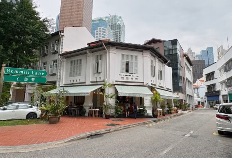 3-Storey Commercial Building With Attic within Telok Ayer-Club Street Precinct (District 1), , 7,662 sqft, Shop / Shophouse For Sale, by Mark Tan, 500100444 - Exterior - CommercialGuru.com.sg