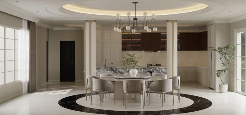 Modern GCB at Tanglin Hill For Lease, Tanglin Hill, 7 Bedrooms, 14,500 sqft, Good Class Bungalow For Rent, by Jac Ong, 500100499 - Dining Room - PropertyGuru.com.sg