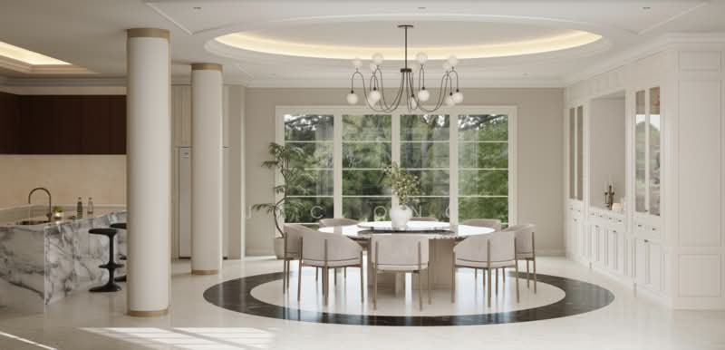 Modern GCB at Tanglin Hill For Lease, Tanglin Hill, 7 Bedrooms, 14,500 sqft, Good Class Bungalow For Rent, by Jac Ong, 500100499 - Dining Room - PropertyGuru.com.sg