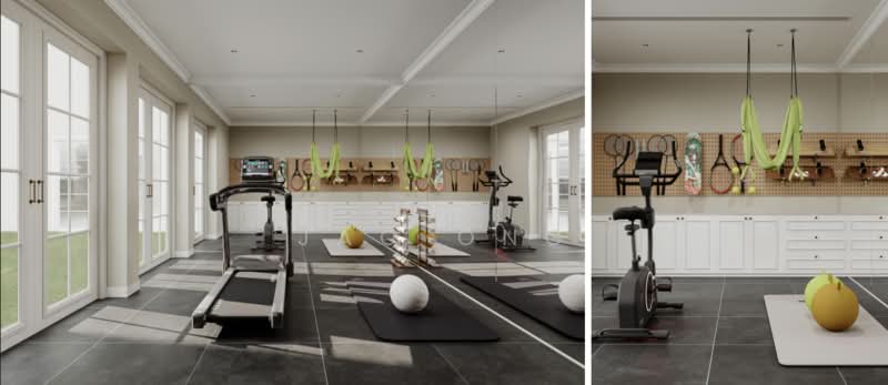 Modern GCB at Tanglin Hill For Lease, Tanglin Hill, 7 Bedrooms, 14,500 sqft, Good Class Bungalow For Rent, by Jac Ong, 500100499 - Gym - PropertyGuru.com.sg