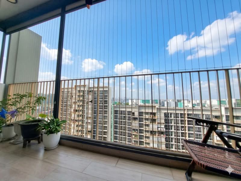 Sol Acres, 2 Choa Chu Kang Grove, 3 Bedrooms, 872 sqft, Executive Condominium For Sale, by Kelvis Kua, 500100571 - Balcony - PropertyGuru.com.sg