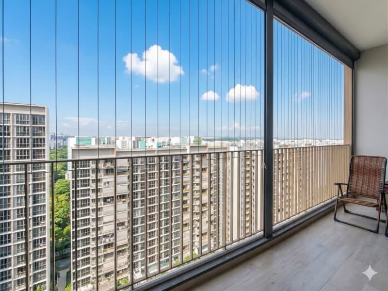 Sol Acres, 2 Choa Chu Kang Grove, 3 Bedrooms, 872 sqft, Executive Condominium For Sale, by Kelvis Kua, 500100571 - Balcony - PropertyGuru.com.sg