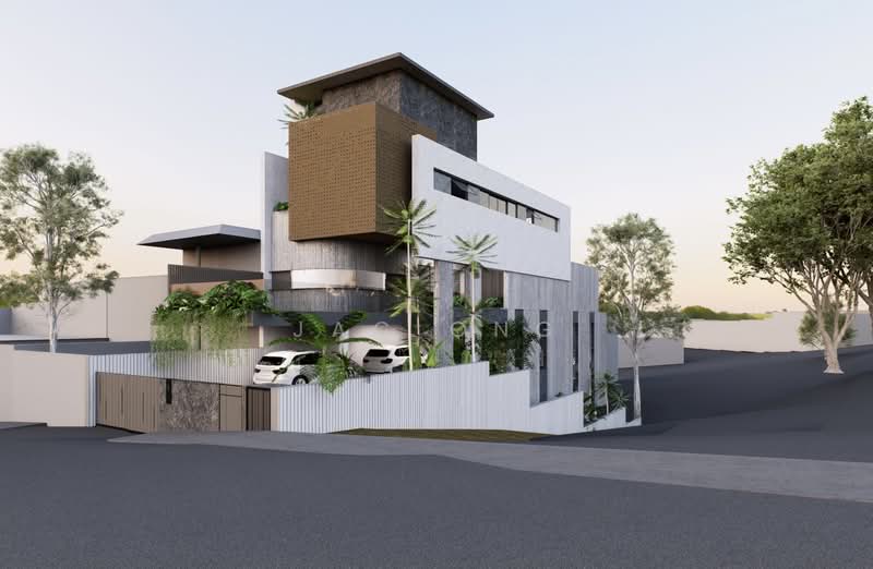 New Built - 6Level Corner Terrace @Jalan Senang, Jalan Senang, 5 Bedrooms, 7,940 sqft, Corner Terrace For Sale, by Jac Ong, 500100593 - Exterior - PropertyGuru.com.sg