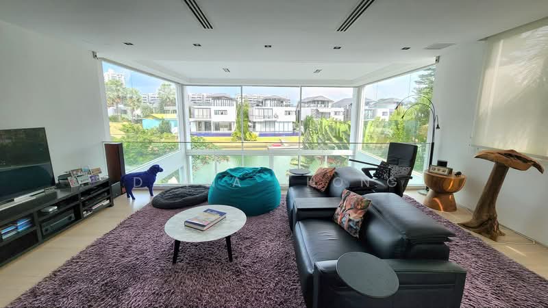 Modern and Renovated 5 bedroom Sentosa Cove with Berth, , 5 Bedrooms, 6,500 sqft, Detached House For Rent, by Diana Chong, 500100829 - Living Room - PropertyGuru.com.sg