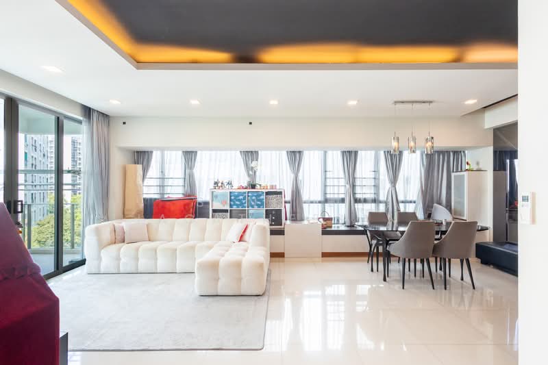 Waterfront Waves Condominium For Sale at S$ 2,250,000 | PropertyGuru Singapore - Living Room