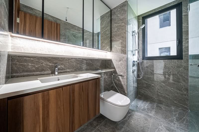 Lentor Modern, 7 Lentor Central, Mandai / Upper Thomson, 2 Bedrooms, 732 sqft, Condominium For Rent, by Mikaela Joy, 500101041 - Bathroom - PropertyGuru.com.sg