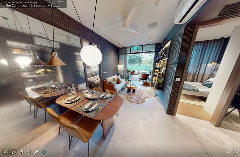 The Continuum Condominium For Sale at S$ 2,000,000 | PropertyGuru Singapore - Dining Room
