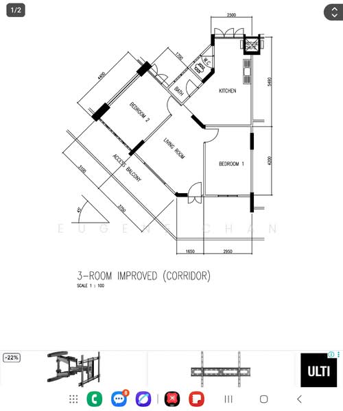 170 Ang Mo Kio Avenue 4, 170 Ang Mo Kio Avenue 4, 2 Bedrooms, 656 sqft, HDB Flat For Sale, by Eugene Chan, 500101045 - PropertyGuru.com.sg