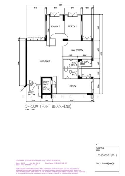 301D Anchorvale Drive, 301D Anchorvale Drive, 3 Bedrooms, 1,184 sqft, HDB Flat For Sale, by Suzanna Lee, 500101052 - PropertyGuru.com.sg