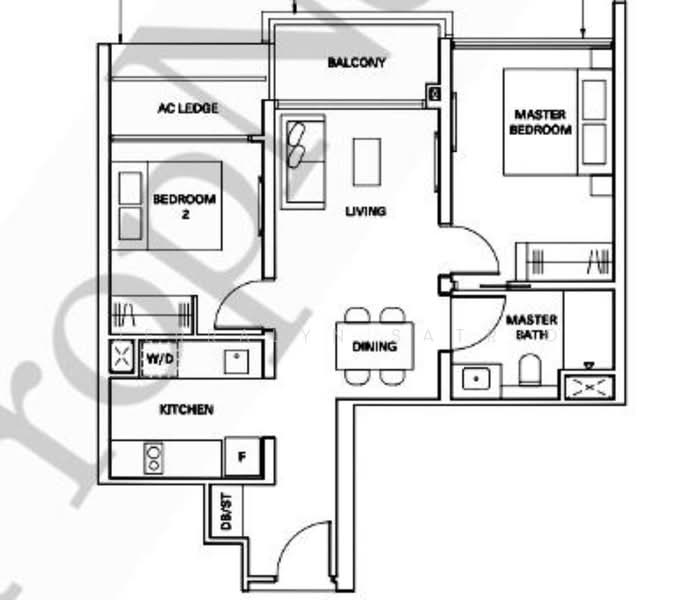 The Watergardens at Canberra, 47 Canberra Drive, 2 Bedrooms, 678 sqft, Condominium For Sale, by Jerralyn Satrio, 500101087 - PropertyGuru.com.sg