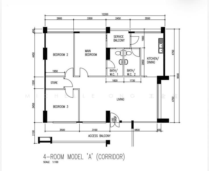 789 Choa Chu Kang North 6, 789 Choa Chu Kang North 6, 3 Bedrooms, 1,089 sqft, HDB Flat For Sale, by Michelle Ong 王金碹, 500101117 - PropertyGuru.com.sg