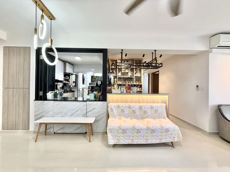 409C Northshore Drive, 409C Northshore Drive, 3 Bedrooms, 1,206 sqft, HDB Flat For Sale, by Kenneth Yeo, 500101140 - Living Room - PropertyGuru.com.sg