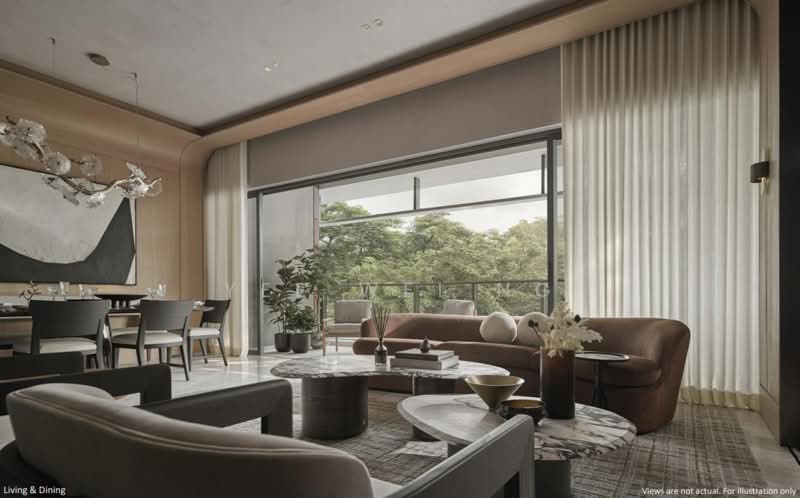 南洋小学, 莱佛士小学 学区房 ☎️ 8321.8433 Condominium For Sale at S$ 7,837,000 | PropertyGuru Singapore - Living Room