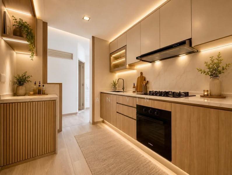 Lilydale, 550 Yishun Ave 6, Sembawang / Yishun, 3 Bedrooms, 2,153 sqft, Condominium For Sale, by Sean Yin, 500101536 - Kitchen - PropertyGuru.com.sg