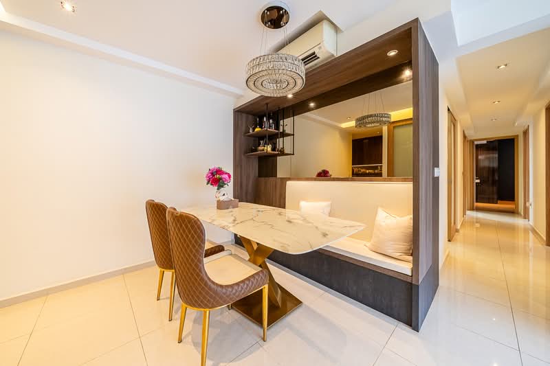Hundred Palms Residences, 262 Yio Chu Kang Road, 4 Bedrooms, 1,270 sqft, Executive Condominium For Sale, by Joan Loh, 500101554 - Dining Room - PropertyGuru.com.sg