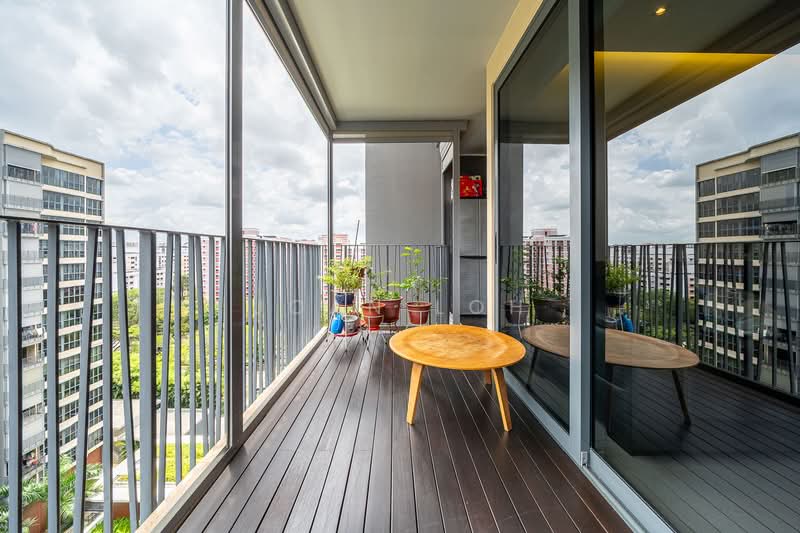 Hundred Palms Residences, 262 Yio Chu Kang Road, 4 Bedrooms, 1,270 sqft, Executive Condominium For Sale, by Joan Loh, 500101554 - Balcony - PropertyGuru.com.sg