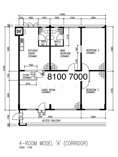 523 Serangoon North Avenue 4, 523 Serangoon North Avenue 4, 3 Bedrooms, 1,119 sqft, HDB Flat For Sale, by Grace Sy, 500101558 - PropertyGuru.com.sg
