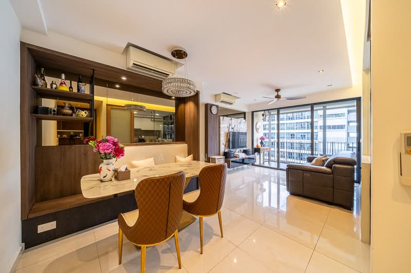 Hundred Palms Residences, 262 Yio Chu Kang Road, 4 Bedrooms, 1,270 sqft, Executive Condominium For Sale, by Shawn Tay, 500101560 - Dining Room - PropertyGuru.com.sg